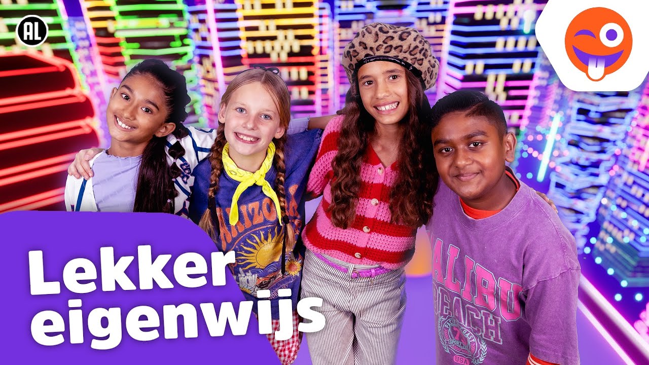 Lekker eigenwijs (officiële Kinderboekenweek videoclip) - Kinderen voor Kinderen