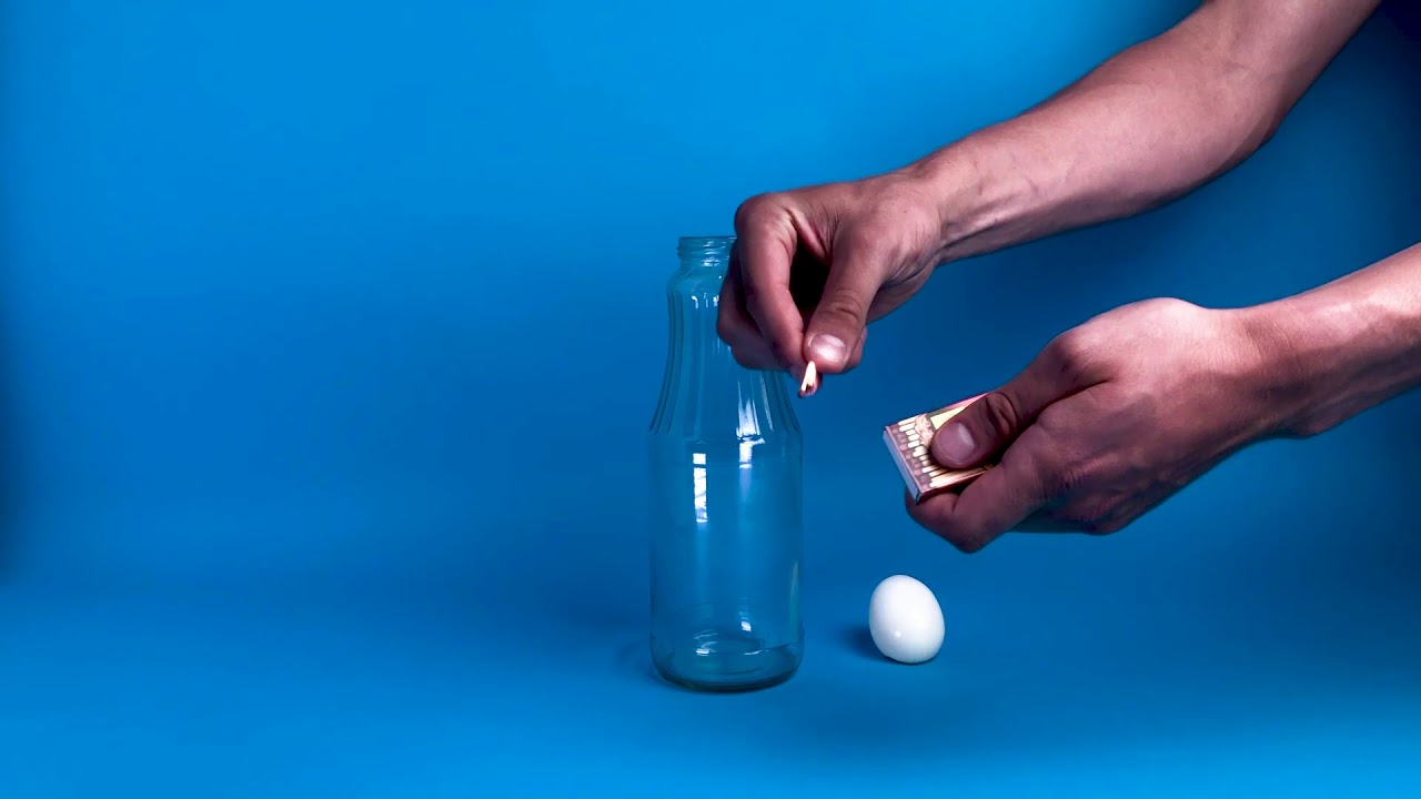 Experiment met ei in fles #NEMOchallenge